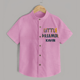 Little Dreamer Personalized Shirt - BABY PINK - 0 - 6 Months Old (Chest 23")