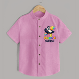 Be Positive Personalized Shirt - BABY PINK - 0 - 6 Months Old (Chest 23")