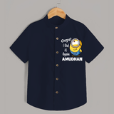 Oops! I Did It Again Personalized Shirt - NAVY BLUE - 0 - 6 Months Old (Chest 23")