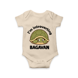 I'm Introverting Personalized Romper - IVORY - New Born (Chest 14")
