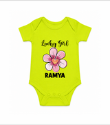 Lucky Girl Personalized Romper