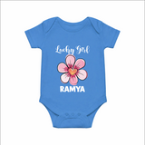 Lucky Girl Personalized Romper