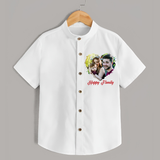 Happy Family Shirt | Personalized Family Shirt for Kids - WHITE - 0 - 6 Months Old (Chest 23")