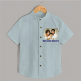 Our Little Universe Shirt | Custom Family Shirt Celebrating Your Little World - ARCTIC BLUE - 0 - 6 Months Old (Chest 23")