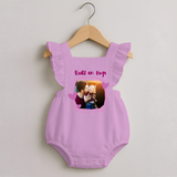 Built on Hugs Romper Frock | Custom Family Romper Frock for Love and Warmth - BABY PINK - 0 - 3 Months Old (Chest 19")