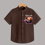 Built on Hugs Shirt | Custom Family Shirt for Love and Warmth - CHOCOLATE BROWN - 0 - 6 Months Old (Chest 23")