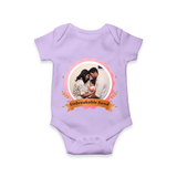 Unbreakable Bond Romper/Onesie | Personalized Family Romper/Onesie for Strong Connections - LILAC - New Born (Chest 14")