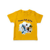 Frame Full of Joy T-shirt | Custom Family T-shirt for Cherished Moments - CHROME YELLOW - 0-5 Months Old (Chest 17")