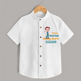 Future Doctor Shirt | Personalized Name Baby Shirt - WHITE - 0 - 6 Months Old (Chest 23")