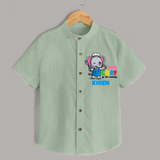 Future Chef Shirt | Soft Cotton Personalized Shirt - MINT GREEN - 0 - 6 Months Old (Chest 23")
