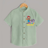 Future Artist Shirt | Personalized Name Shirt for Babies - MINT GREEN - 0 - 6 Months Old (Chest 23")