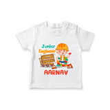 Future Engineer T-Shirt | Soft Cotton Custom Name T-Shirt - WHITE - 0-5 Months Old (Chest 17")