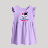Future Astronaut Baby Frock | Personalized Baby Frock for Babies - LILAC - 0 - 3 Months Old (Chest 17")