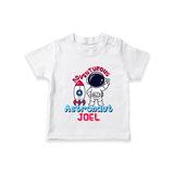 Future Astronaut T-Shirt | Personalized T-Shirt for Babies - WHITE - 0-5 Months Old (Chest 17")