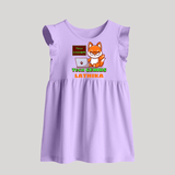 Future Tech Genius Baby Frock | Personalized Baby Frock for Babies - LILAC - 0 - 3 Months Old (Chest 17")