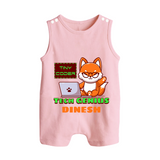 Future Tech Genius Romper Suit | Personalized Romper Suit for Babies - BABY PINK - 0 - 5 Months Old (Chest 18")
