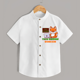 Future Tech Genius Shirt | Personalized Shirt for Babies - WHITE - 0 - 6 Months Old (Chest 23")