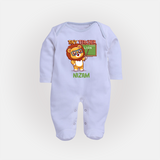 Future Tiny Teacher Sleep Suit | Personalized Sleep Suit for Babies - BABY BLUE - New Born (Chest 7.5")