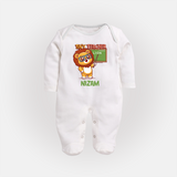 Future Tiny Teacher Sleep Suit | Personalized Sleep Suit for Babies - WHITE - New Born (Chest 7.5")