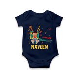 Future Musician Romper / Onesie | Personalized Romper / Onesie for Babies - NAVY BLUE - New Born (Chest 14")