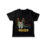 Future Musician T-Shirt | Personalized T-Shirt for Babies - BLACK - 0-5 Months Old (Chest 17")
