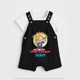 Future Lawyer Dungaree Set | Custom Name Baby Dungaree Set - BLACK - 0 - 5 Months Old (Chest 18")