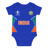 India Inspired Baby Cricket Jersey Romper – Modern Panel Design