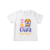 Love Is A Four Legged Word T-shirt | Custom Baby T-shirt for Pet Lovers - WHITE - 0-5 Months Old (Chest 17")