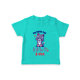 My Bestie Has Paws T-shirt | Custom Baby T-shirt for Animal Lovers - TEAL - 0-5 Months Old (Chest 17")