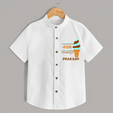 I Scream for Ice Cream Shirt | Personalized Baby Shirt for Sweet Tooth Kids - WHITE - 0 - 6 Months Old (Chest 23")