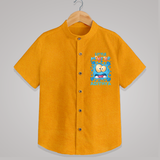 Little Monster Shirt | Personalized Baby Shirt for Playful Kids - CHROME YELLOW - 0 - 6 Months Old (Chest 23")