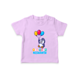 Fly High T-shirt | Personalized Baby T-shirt for Dreamers and Doers - LILAC - 0-5 Months Old (Chest 17")