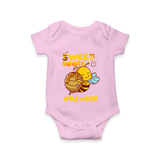 Sweet Tooth Romper/onesie | Custom Baby Romper/onesie for Candy Lovers - BABY PINK - New Born (Chest 14")