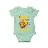 Sweet Tooth Romper/onesie | Custom Baby Romper/onesie for Candy Lovers - MINT GREEN - New Born (Chest 14")