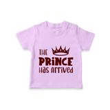 The Prince Has Arrived TShirt | Custom Baby TShirt for Your Little Prince - LILAC - 0-5 Months Old (Chest 17")