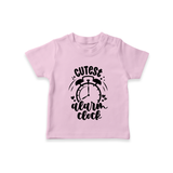 Cutest Alarm Clock TShirt | Personalized Baby TShirt for the Sleepyheads - BABY PINK - 0-5 Months Old (Chest 17")