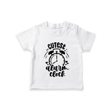 Cutest Alarm Clock TShirt | Personalized Baby TShirt for the Sleepyheads - WHITE - 0-5 Months Old (Chest 17")