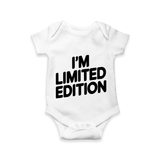 I’m Limited Edition Romper | Custom Baby Romper for Your Unique Little One - WHITE - New Born (Chest 14")