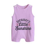 Mommy's Little Sunshine Romper Suit | Personalized Baby Romper Suit for Mommy's Sunshine - LILAC - 0 - 5 Months Old (Chest 18")