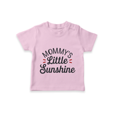 Mommy's Little Sunshine TShirt | Personalized Baby TShirt for Mommy's Sunshine - BABY PINK - 0-5 Months Old (Chest 17")
