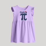 Cutie Pie Baby Frock | Custom BabyFrock for Your Little Cutie - LILAC - 0 - 3 Months Old (Chest 17")