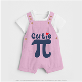 Cutie Pie Dungaree | Custom Baby Dungaree for Your Little Cutie - BABY PINK - 0 - 5 Months Old (Chest 18")
