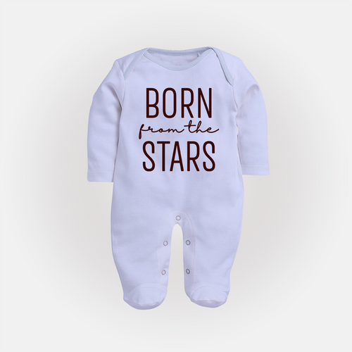 Born From the Stars Sleep Suit | Custom Baby Sleep Suit for Your Little Miracle