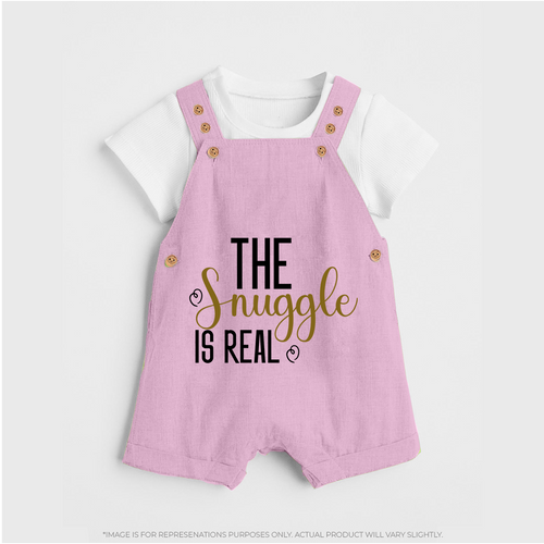 The Snuggle Is Real Dungaree | Personalized Baby Dungaree for Snuggle Time