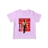 Hukum Tiger Print Baby T-Shirt - LILAC - 0-5 Months Old (Chest 17")