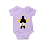 Rajini Star Print Baby Romper - LILAC - New Born (Chest 14")