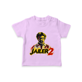 Jailer 2 Action Print Baby T-Shirt - LILAC - 0-5 Months Old (Chest 17")