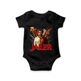 Jailer Poster Print Baby Romper - BLACK - New Born (Chest 14")
