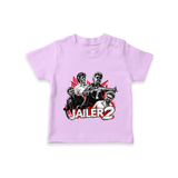 Jailer 2 Character Print Baby T-Shirt - LILAC - 0-5 Months Old (Chest 17")