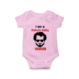 Hukum Baby Graphic Print Romper - BABY PINK - New Born (Chest 14")